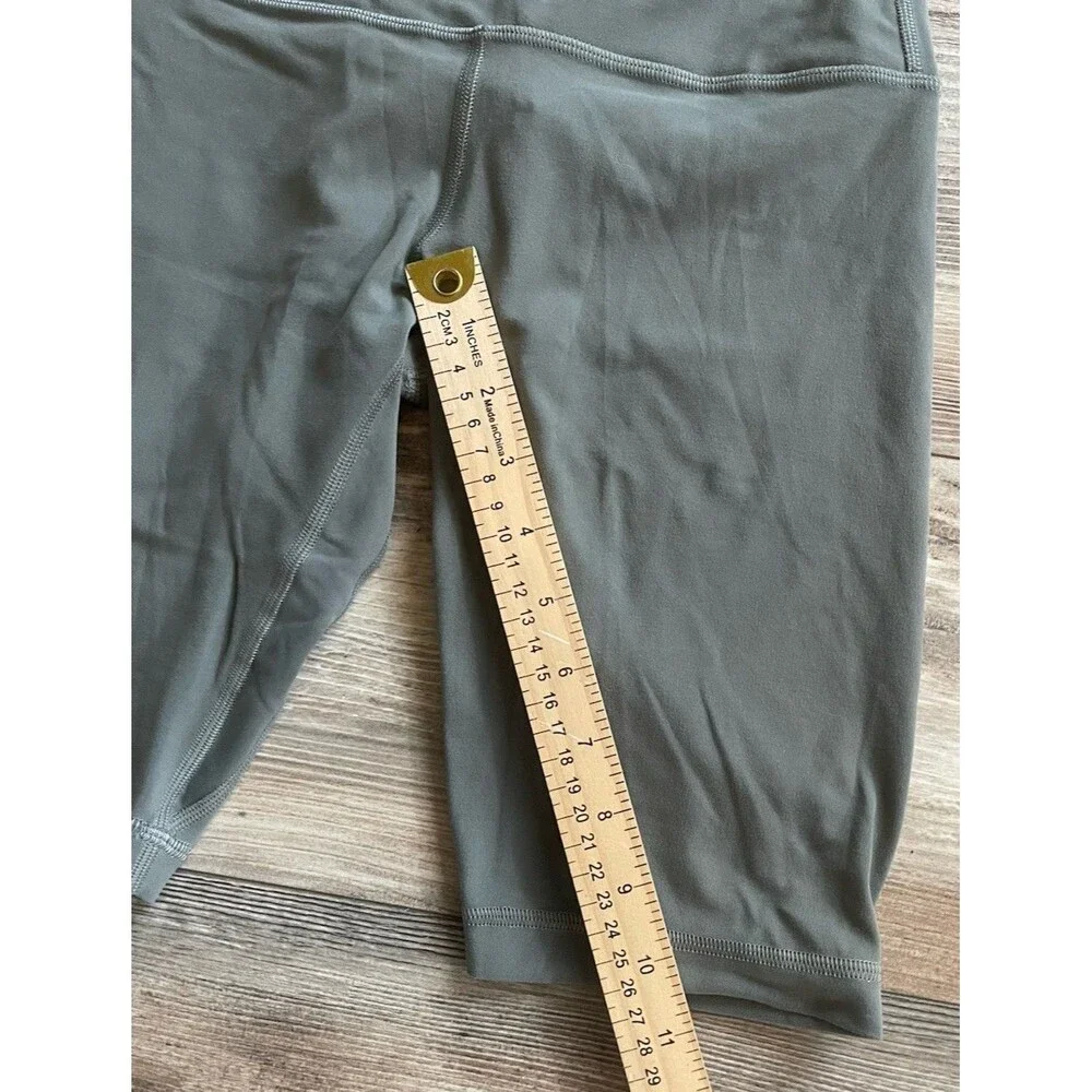 Lululemon Shorts Sage Green Yoga Shorts Women 10 inch Inseam Size 4